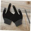 Operitacx 2Pairs Graphene Touch Screen Gaming Gloves Breathable Two Finger