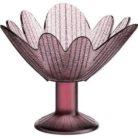 CRISTALICA Eiscremeglas Eisbecher Eisglas Eisschale Seerose rosa Colori Gelato 11cm