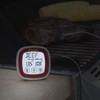 Escali DHR1-R Compact Portable Meat Candy Folding Digital Thermometer, Backlit