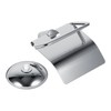 1Pc Stainless Steel Bathroom Toilet Wall Mounted Suction Paper Roll