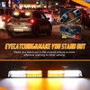 OPPBUY Strobe Light for Trucks,Amber White Emergency Dash Windshield with