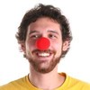 Set of 24 Red Clown Noses