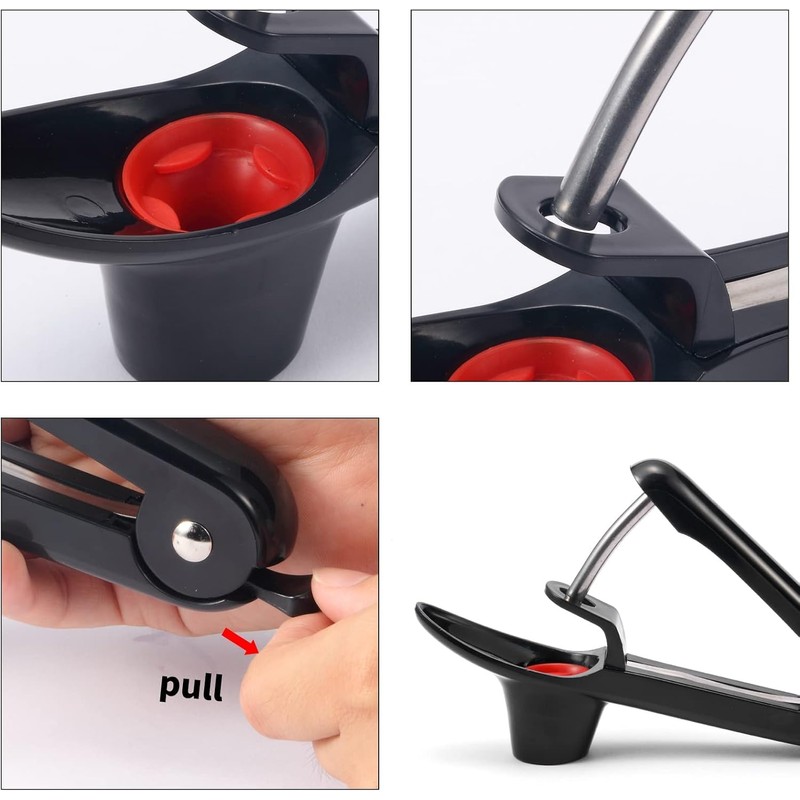 Cherry Pitter Tool, Olive Pitter, Cherry Stoner Remover with Stainless
