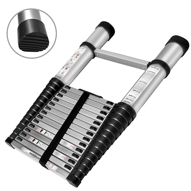 HOSTIC 14.5 FT Telescoping Ladder 330 lbs Capacity Heavy Duty