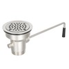 Phivan 3-1/2 Inch Commercial Sink Drain with Twist Handle Kitchen
