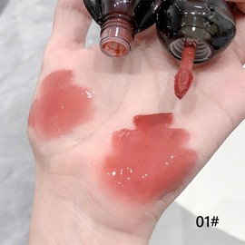 Devotoherz 3 Colors Glossy Lip Glosses Set, Bunny Shape Cute Lip Gloss, Watery Texture Create Plumping Pout, Keychain Design Easy to Carry, Ideal Makeup Gift for Girls and Women(Set A)