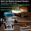 Dobetter Plunge Router Base Replace for Makita 196094-2, Aluminum Plunge