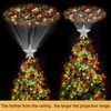 Wninbu Christmas Tree Topper Star Lighted with 6 Projection Modes,Christmas