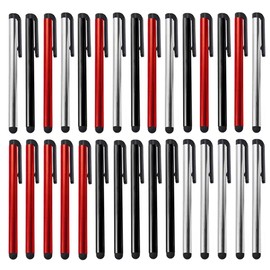 Premium [30Pack] Stylus Compatible with Wacom Intuos Creative Stylus 2 Custom Digital Slim Touch Pen for Your Capacitive Touch Screen! (Black Silver RED)