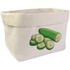 Azeeda Large 'Sliced Cucumber' Canvas Organiser/Storage Bag (OR00016070)