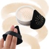 Set Esponjas Puffs Blender Polvo Triángulo Maquillaje - (10 piezas)