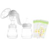 Manual Suction Breast Pump Adjustable Painless Baby Infant Feeding Milk
