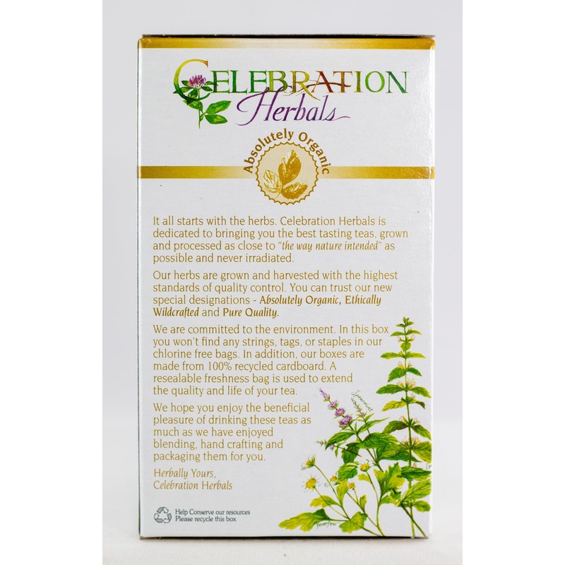 Celebration Herbals Lemon Balm Tea Bags, 24 Count