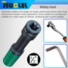 JEUCLEL 19mm 1/2"Extra-long Thin Wall Wheel Protector Impact Deep Socket,