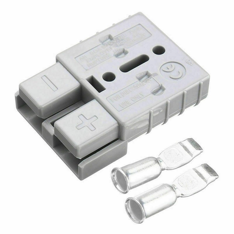 10Pcs Anderson Style Plug Connectors 50 AMP 12-24V 6AWG DC