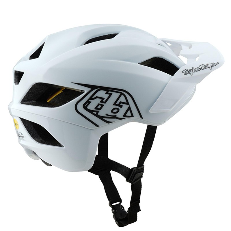 Troy Lee Designs FLolewline MIPS Helmet, Point White/Black, XL/XXL