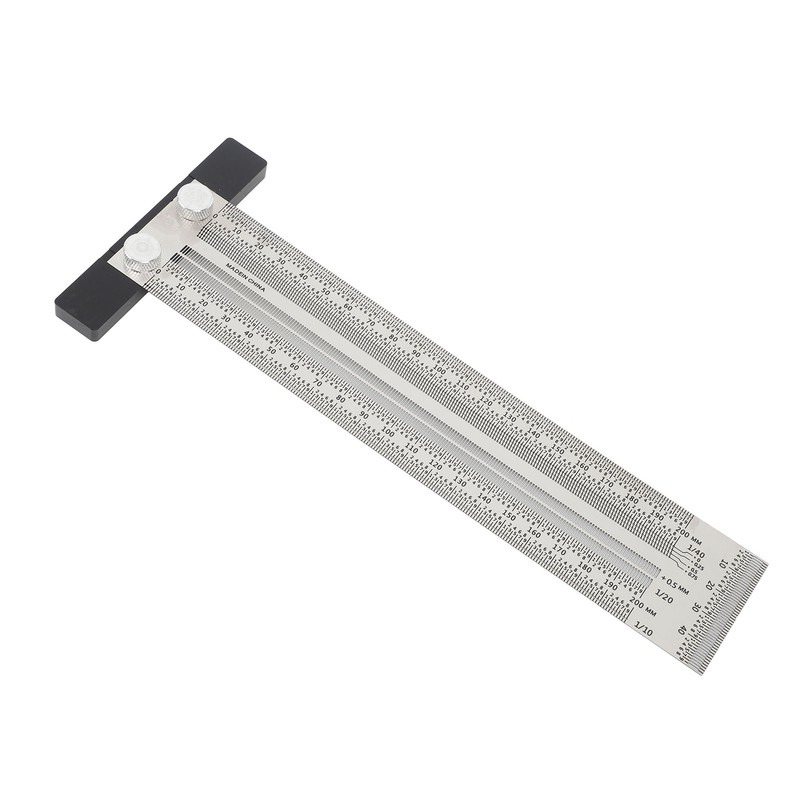Ultra Accurate Marking T Ruler Stainless Steel Woodworking Scribing T