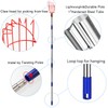 DonSail DnSail Fruit Picker Pole Tool with Basket Telescoping -