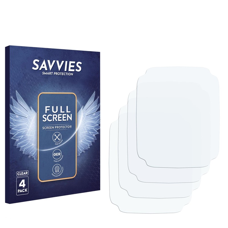 Savvies Pack of 4 Full Screen Protectors for Tensky ID208