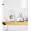 GHome Smart Intelligente WLAN-Steckdose mit USB, 16 A, Alexa Steckdose