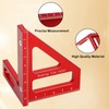 3D Multi Angle Measuring Ruler, 45° & 90° Degree Triangle