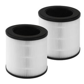 Set of 2 replacement filters compatible - AC0830/10 AC0820/30 part number FY0293/30, white