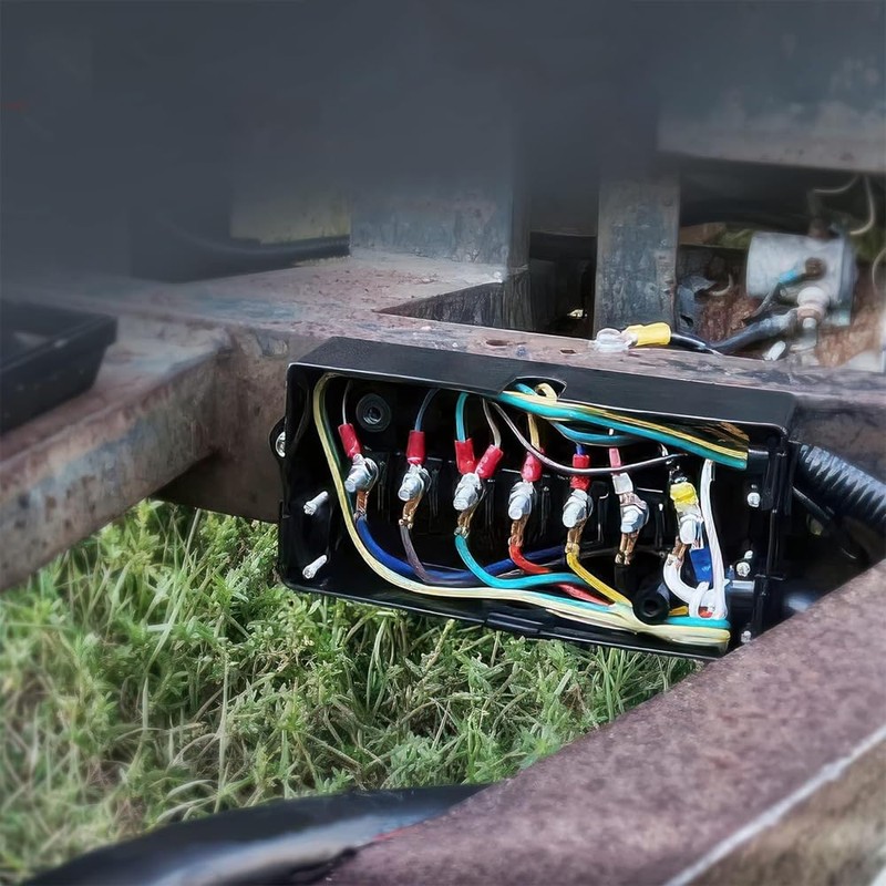 Sarini Trailer Wiring Box, 7-Way Waterproof Durable Trailer Wire Connector