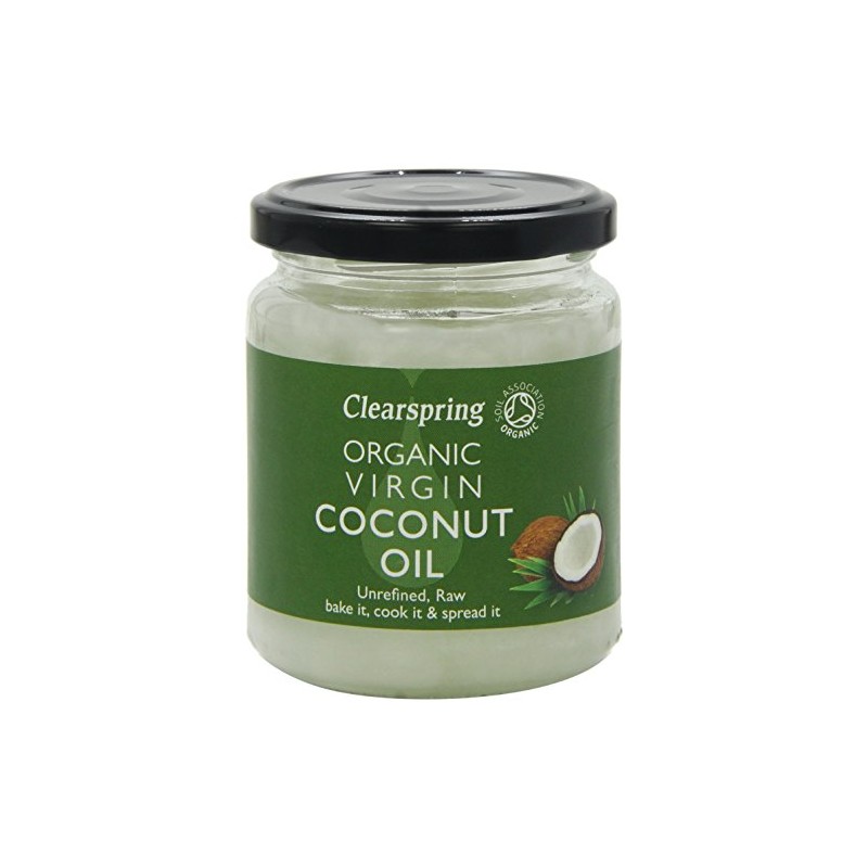 Clearspring Organic Virgin Coconut Oil 200ml (Case of 6)