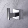 Suyar Bath Towel Hook Polished Chrome, SUS304 Stainless Steel Modern