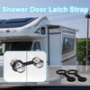 Treki 5 PCS RV Shower Door Travel Latch Strap, RV