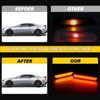 Bestview - Luces LED ahumadas laterales para Chevy Camaro 2010-2015,
