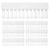Aquatix Pro Pool Vacuum Head Replacement Brushes, 7pc, Nylon Bristles,