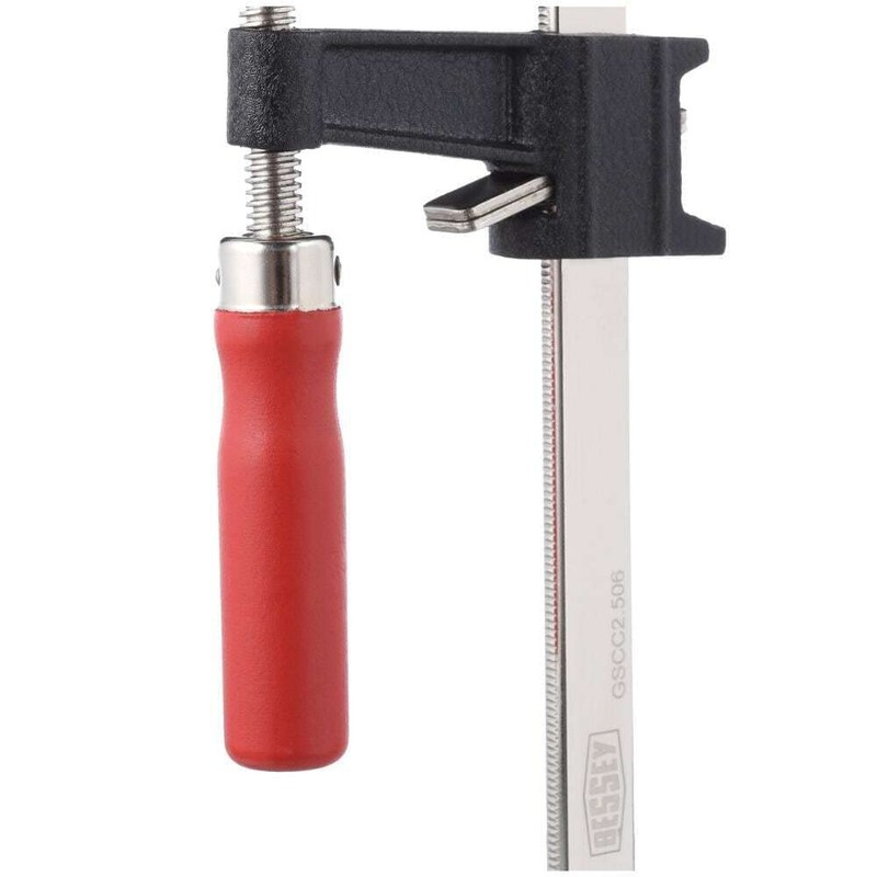 BESSEY GSCC4PK-C Clamp Set for Woodworking, F-style with Wood Handle,