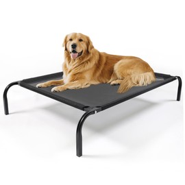 Huanovix Elevated Dog Bed, Portable Pet Cot Breathable Mesh with Easy Assembly Indoor/Outdoor Dog Mattress for Small Medium Large Dogs (Medium)