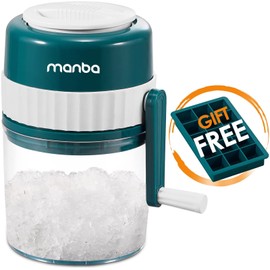 MANBA Ice Shaver and Snow Cone Machine - Premium Portable Ice Crusher and Shaved Ic...