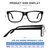 AIMISUV AIMISUV Reading Glasses for Women Men - 5 Pack Blue Light Blocking UV Filter Computer Readers,Anti Eyestrain Eyeglasses (MIX, 1.5)