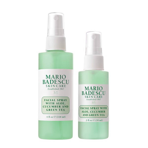 Mario Badescu Facial Spray with Aloe, Cucumber & Green Tea, Combo 1