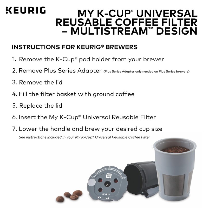 Keurig My K-Cup Reusable Filter MultiStream Technology - Gray (Packaging