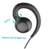 SL300 Single Wire Headset C-Style Swivel Ear-Hook Earpiece Compatible with