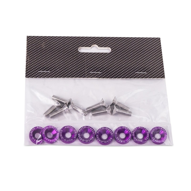 Auto-Dress M6 x 20 mm Mudguard Screws, Fender Washer Kit