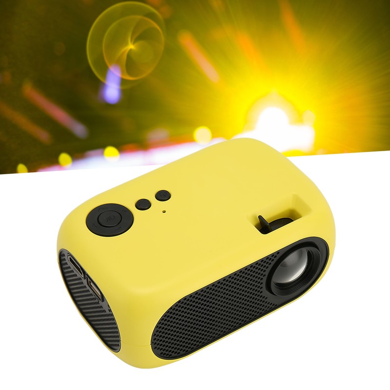 M24 Mini Portable Projector Multifunction 360 Degree Surround Sound Home
