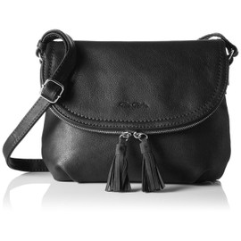 TOM TAILOR Lari Damen Umhängetasche Crossbody Bag Mittelgroß Schwarz
