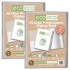 eco-eco A5 Size 50 Percent Recycled 20 Pocket Clear Presentation