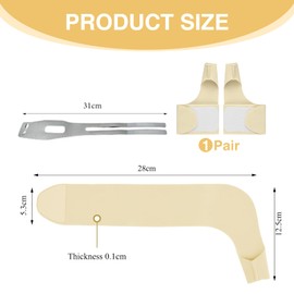 Zonoori Thumb Brace Left Thumb Splint Right, Orthosis Thumb CCD Joint Hand Bandage Thumb Orthosis for Wrist Splint Tendinitis Arthritis Beige