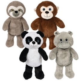 Rhode Island Novelty 14" Floppy Jungle Plush Assortment, 1 Piece per Order