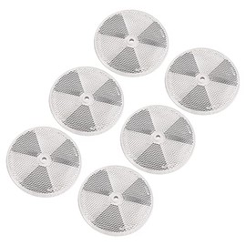 AOHEWEI White Round Screw on Rear Reflectors, Circular Screw Mount Safety Reflectors for Caravan Truck Trailer Boat Motorcycle Tractor Fence Gate Posts Pack of 6