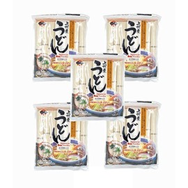 J-Basket Japanese Noodles 5-Pack Set - Udon (28.21 Oz Each)