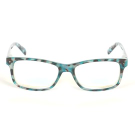 Polaroid Sunglasses PLD 0020/R Rectangular Reading Glasses, Blue Havana, 55mm + 3