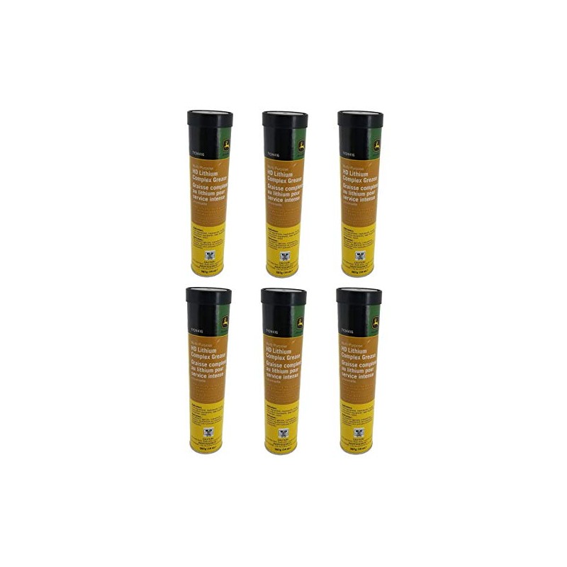 John Deere Multi-Purpose HD Lithium Complex Grease (6-Pack) - TY24416