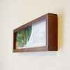 Leaf Panel Monstera II Plaque Horizontal (Brown) Leaf Frame Panel
